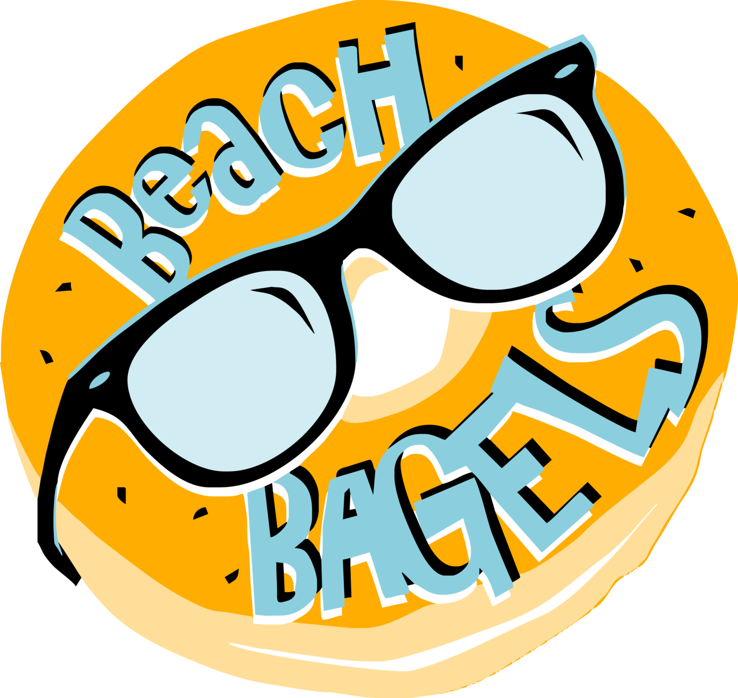 1500 X 1418 4 - Beach Bagels Wrightsville Beach Nc (1500x1418), Png Download