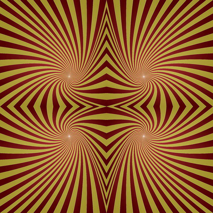 Spiral, Patter, Seamless, Red, Yellow, Ornament - Full Red And Yellow Spiral (720x720), Png Download