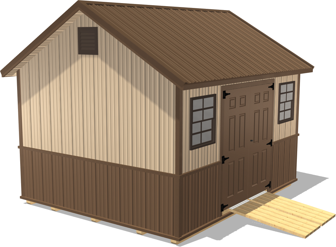 Classic Gable - Shed (1100x808), Png Download