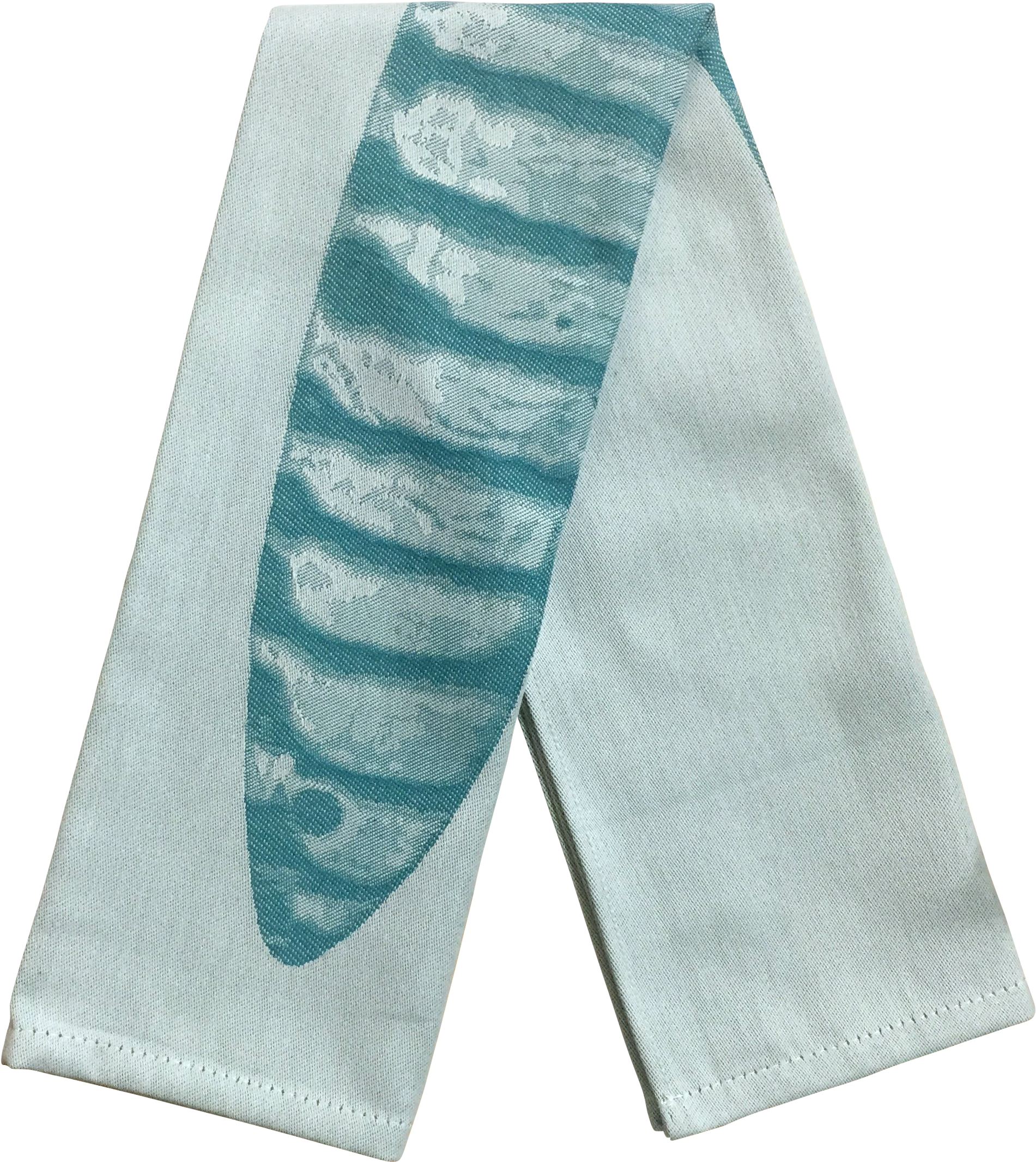 2 Damask Tea Towels „sardine“ In Modern Design And - Linen (1995x2205), Png Download