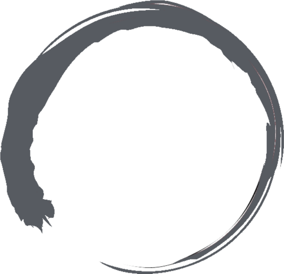 #grey #circle #paint #paintings #paintsplash - Japanese Brush Circle Png (1024x1024), Png Download