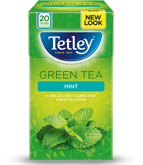 Green Tea Mint - Tetley Cookies And Cream (635x570), Png Download
