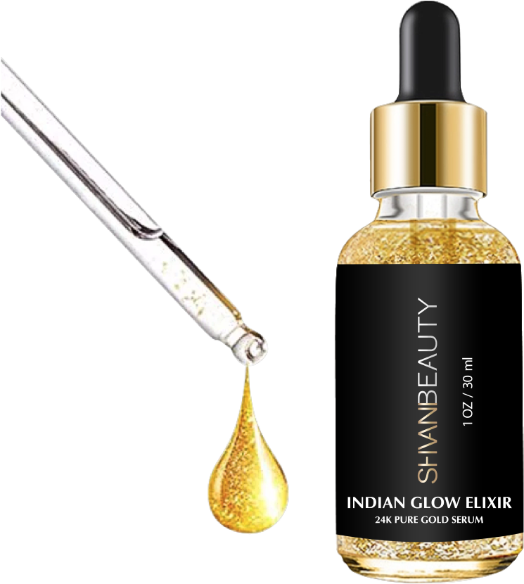 Indian Glow Elixir 24k Gold Serum - Perfume (976x1080), Png Download