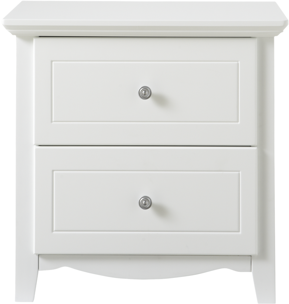 White Bedside Table Transparent (1024x1095), Png Download