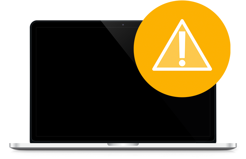 Virus Hazard Icon Laptop - Netbook (800x570), Png Download