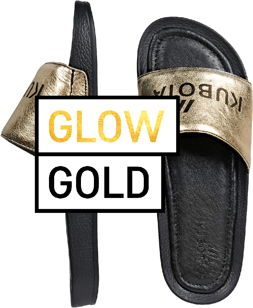 Klapki Kubota Glow Gold Napis - Kubota Buty (1000x1500), Png Download