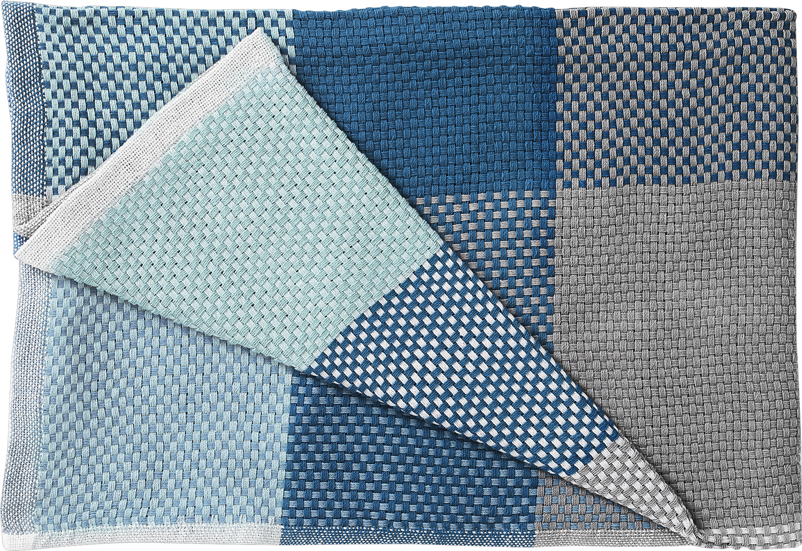 20601 Loom Blue 1502286212 - Loom Throw Muuto Blue (2000x2000), Png Download