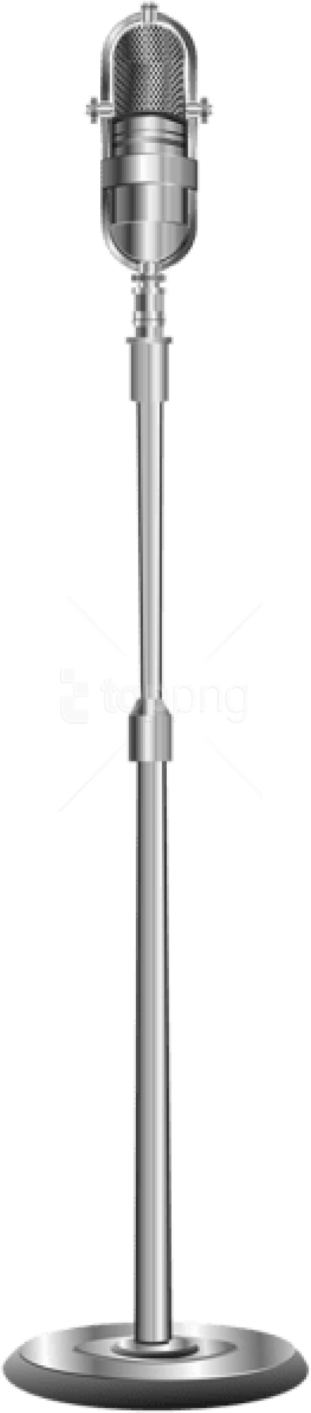 Free Png Download Retro Microphone Png Images Background - Микрофон Ретро Png (480x2029), Png Download