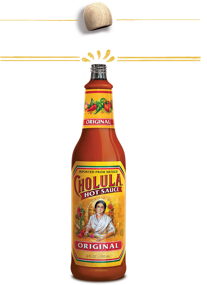 Cholula Hot Sauce - Cholula Hot Sauce Label (675x932), Png Download