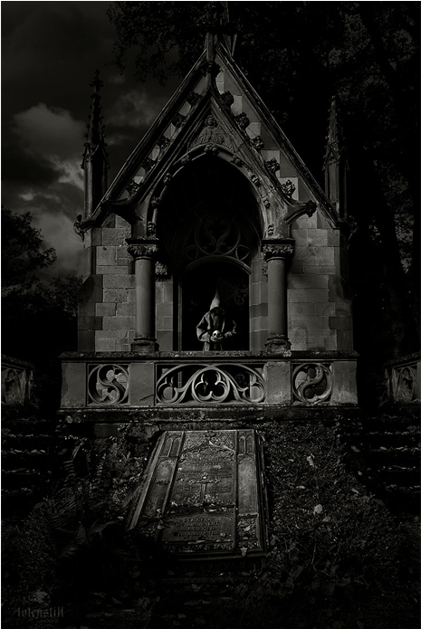 The Monk - Best Gothic Cemetery (1066x694), Png Download