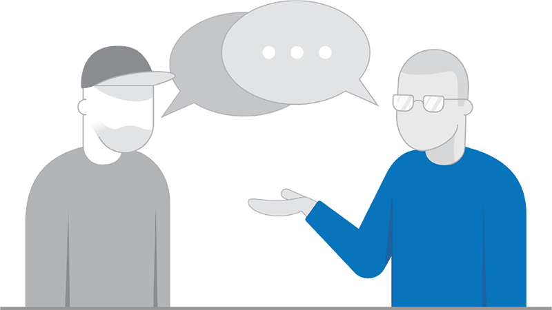 Talking - Cartoon (800x450), Png Download