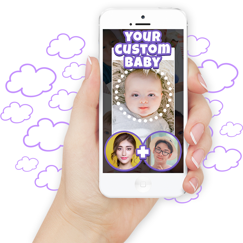 What Your Baby Will Look Like - Mobile Phone (844x784), Png Download