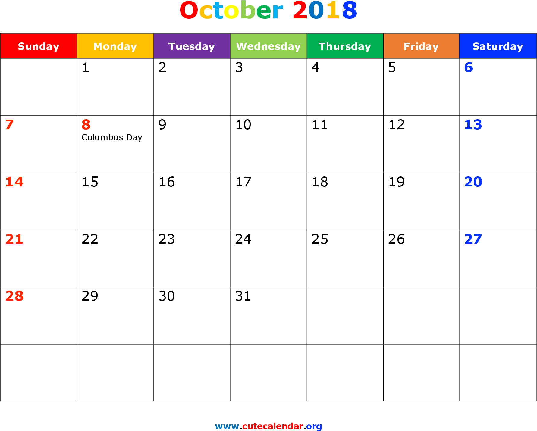 Jpg Royalty Free Library October Cute Month Printable - Disney Calendar April 2018 (2200x1700), Png Download