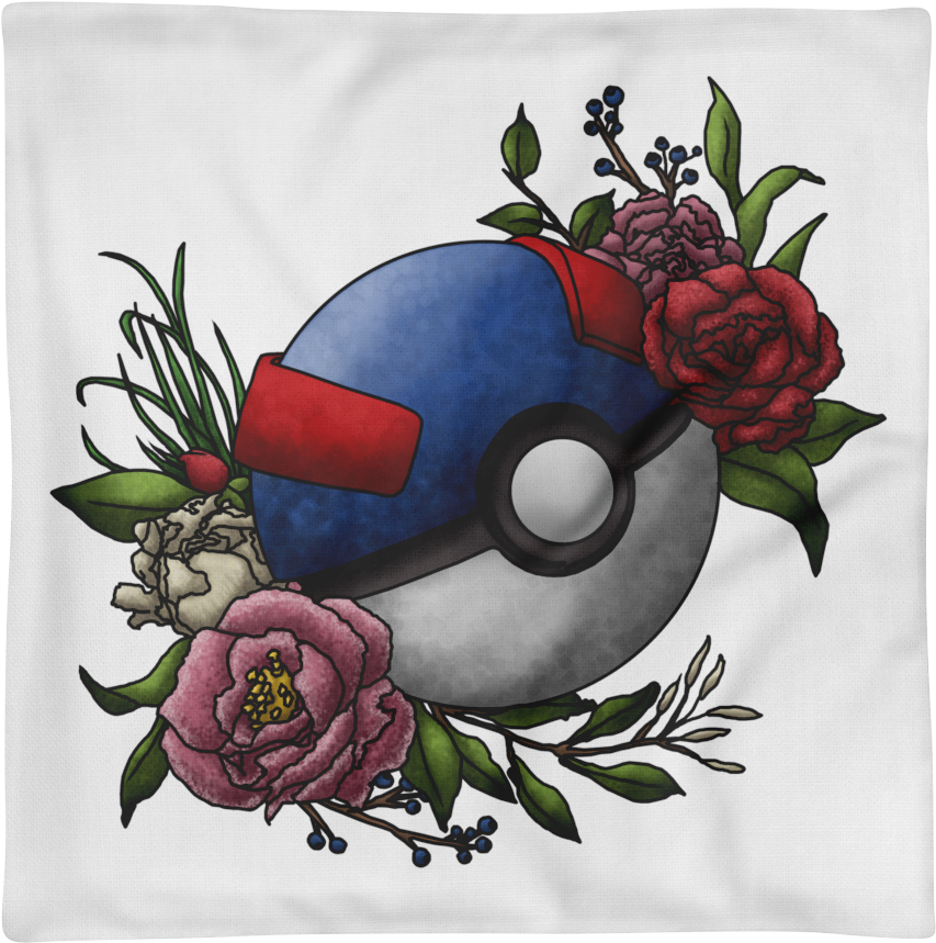 Home Catch 'em Great Ball (1000x1000), Png Download