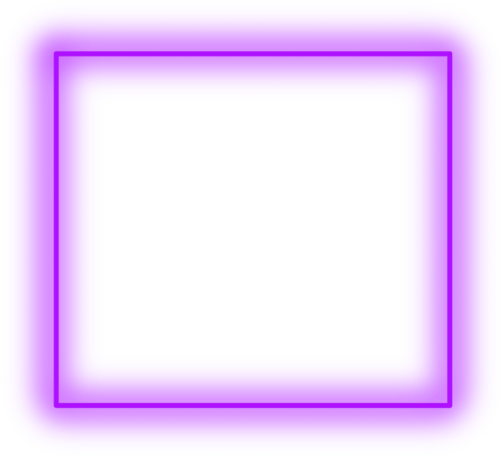 #sticker #neon #square #purple #freetoedit #frame #border - Circle (1024x1024), Png Download