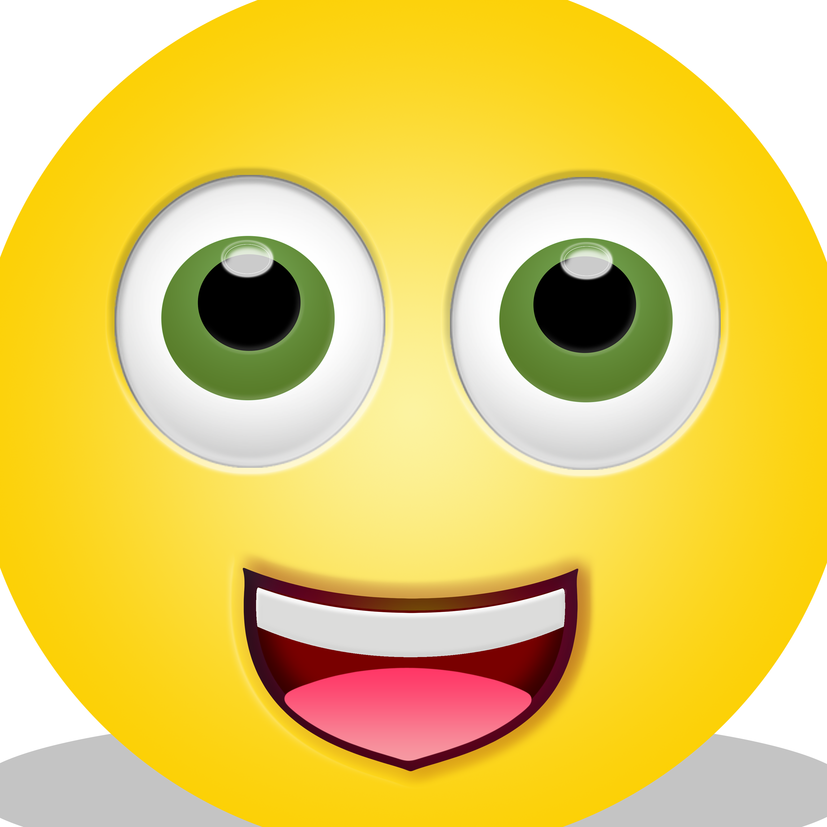 ↑back To Top - Smiley (3190x3190), Png Download