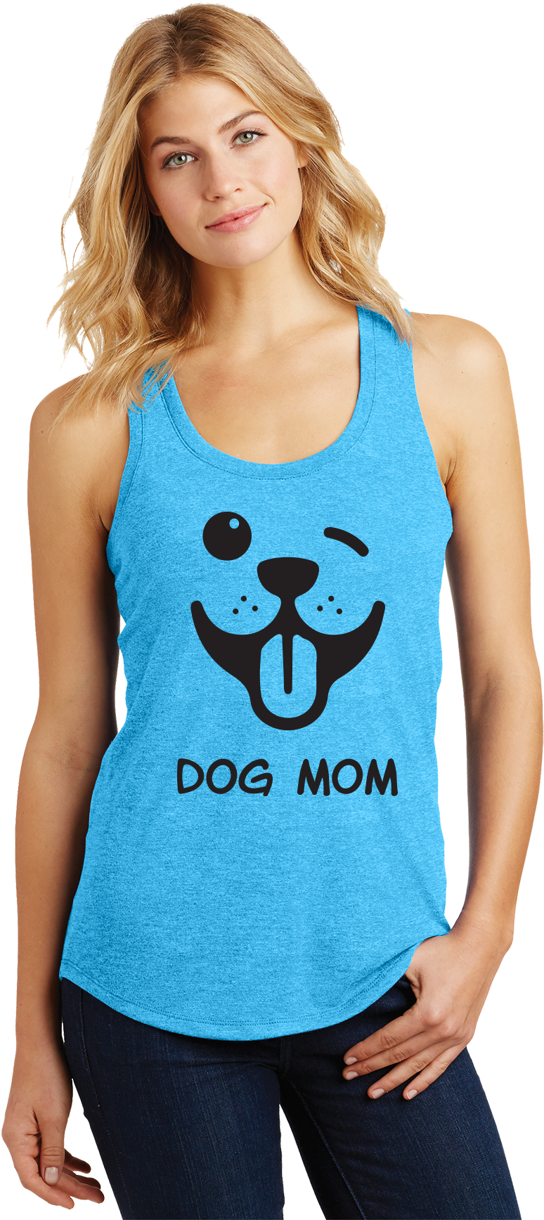 Email A Friend - District Made Ladies Perfect Tri Racerback Tank (1200x1800), Png Download