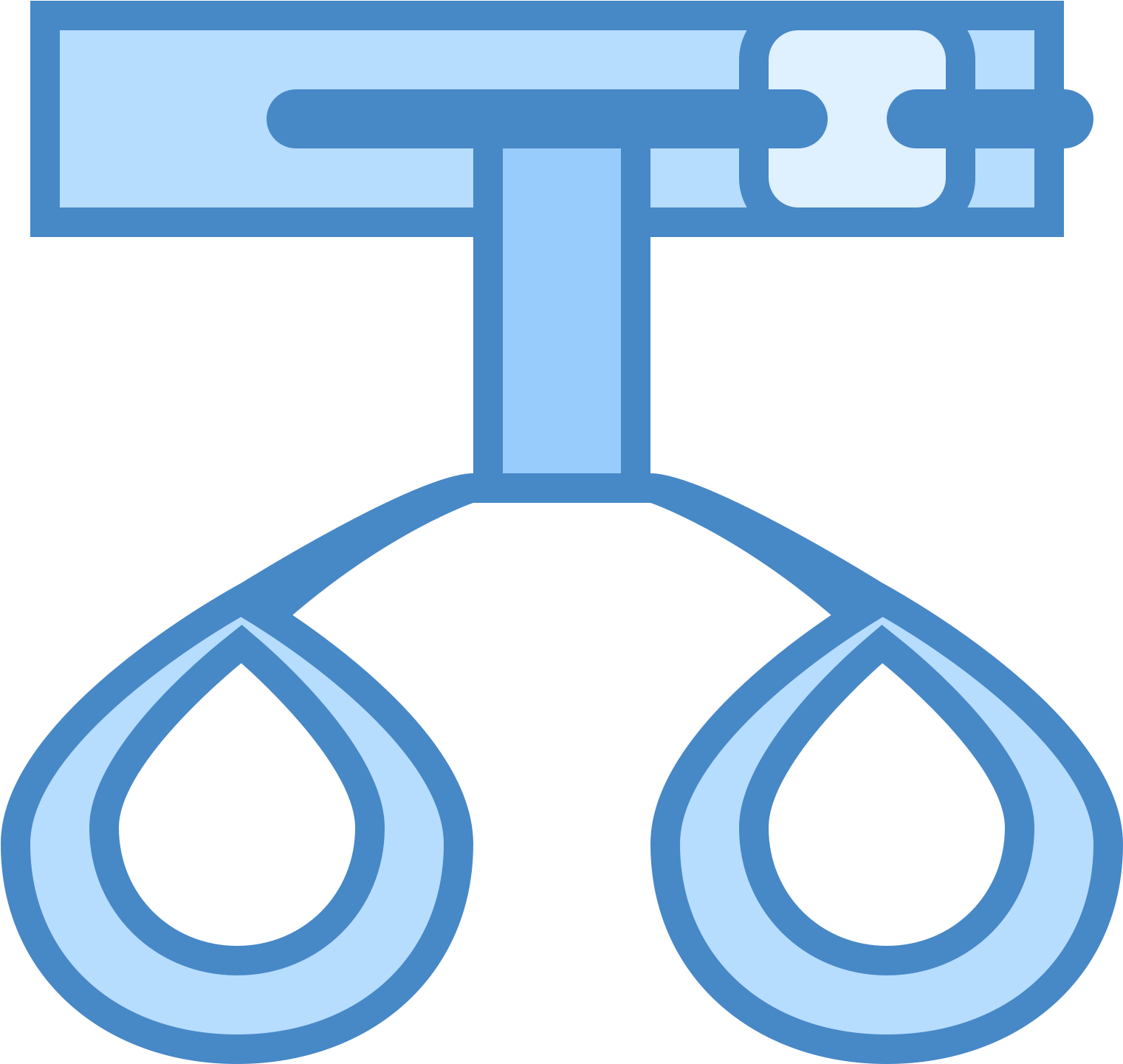 Two Flat Small Cylinders Are Titled Towards Each Other (1600x1600), Png Download