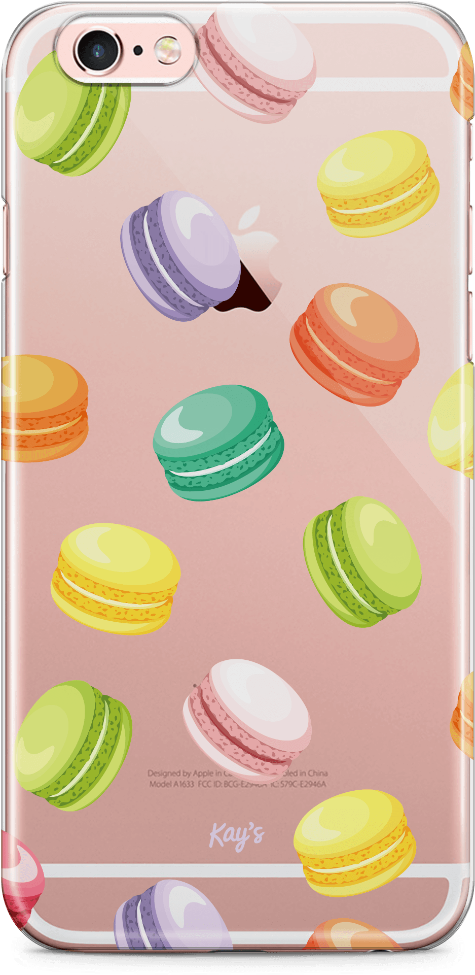 Macaron Clipart Rainbow - Macaroon (1028x1994), Png Download