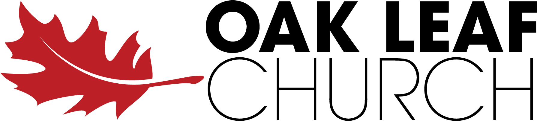 *logo-black - Red Oak Leaf Logo (1851x463), Png Download