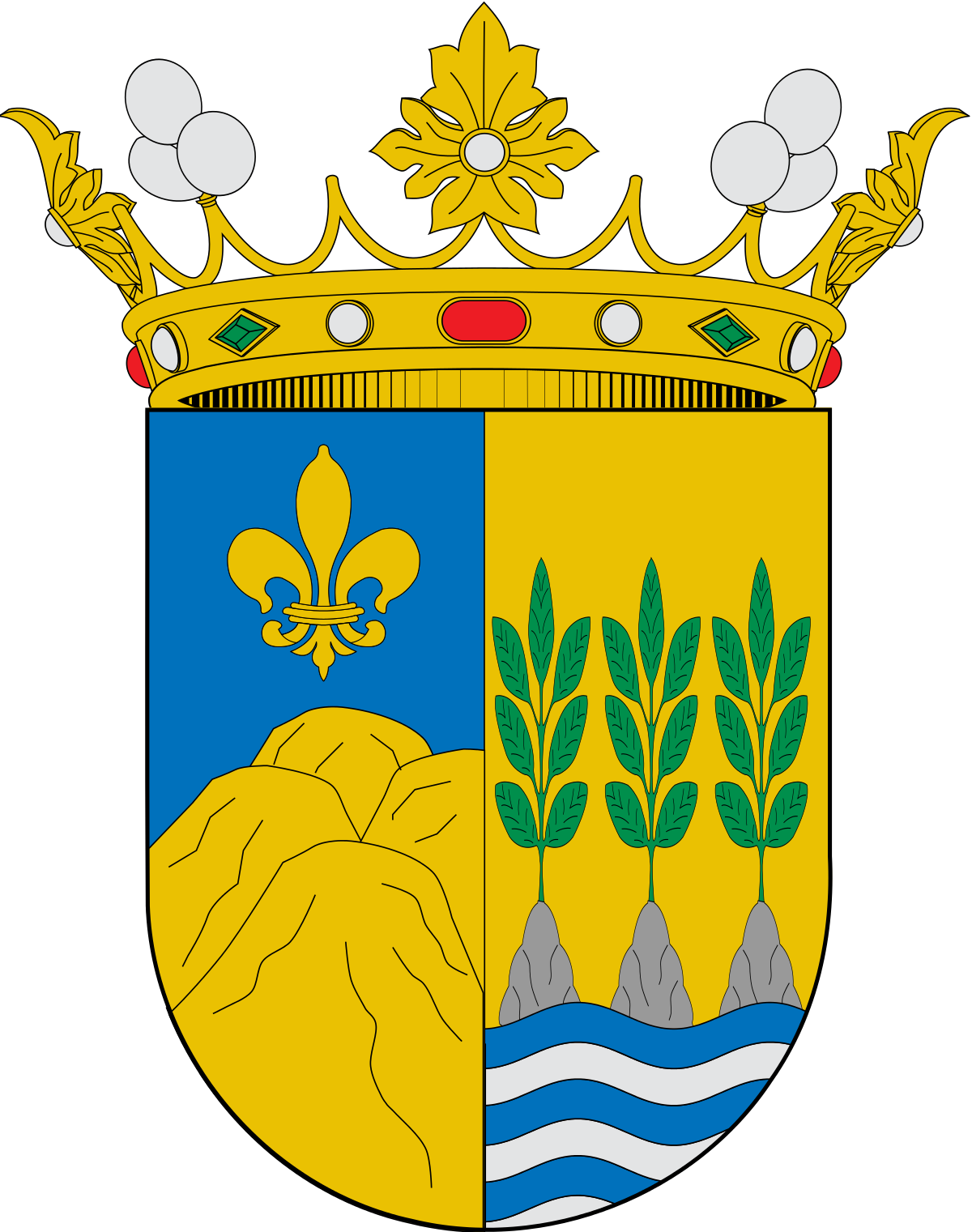 Marquesado De Albudeyte - Escudo De Albudeite (1200x1521), Png Download