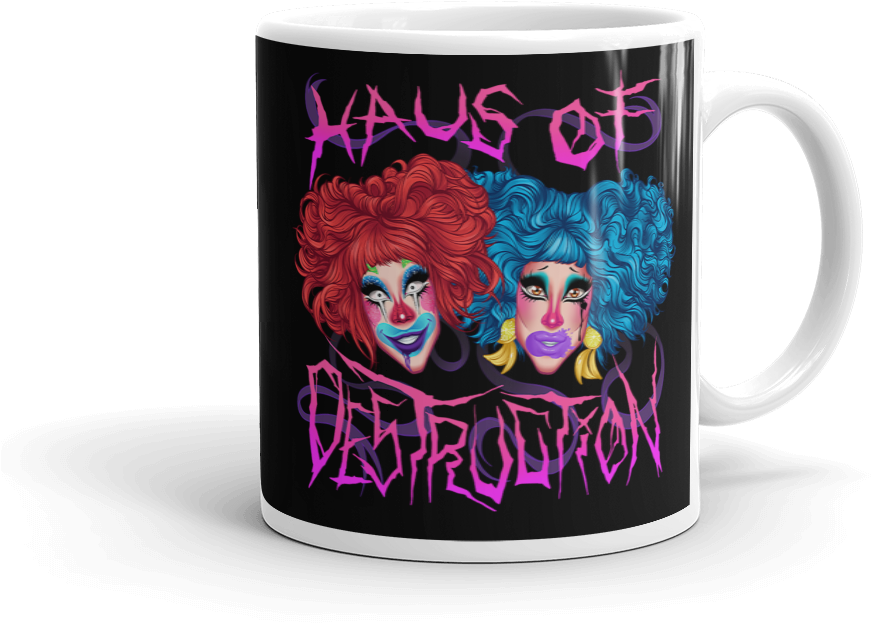 Evah Destruction "haus Of Destruction" 11oz Mug - Coffee Cup (1000x1000), Png Download