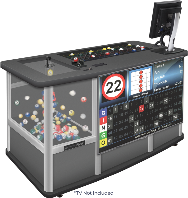Statesman Premier Bingo Console - Bazaar & Novelty (900x833), Png Download