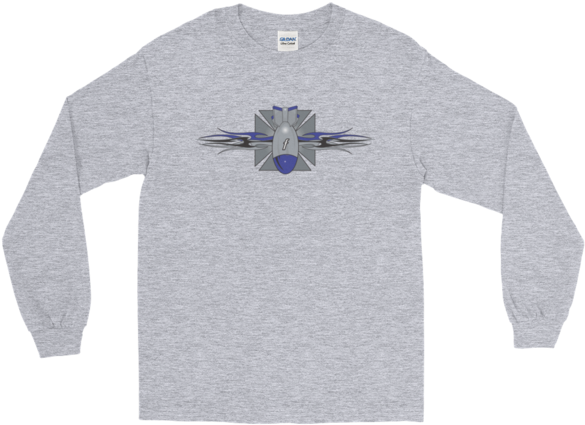 Maltese Cross Fbomb Long Sleeve T-shirt - Long-sleeved T-shirt (600x600), Png Download