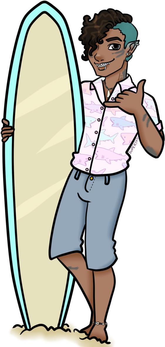 Monster High Student - Cartoon (661x1209), Png Download