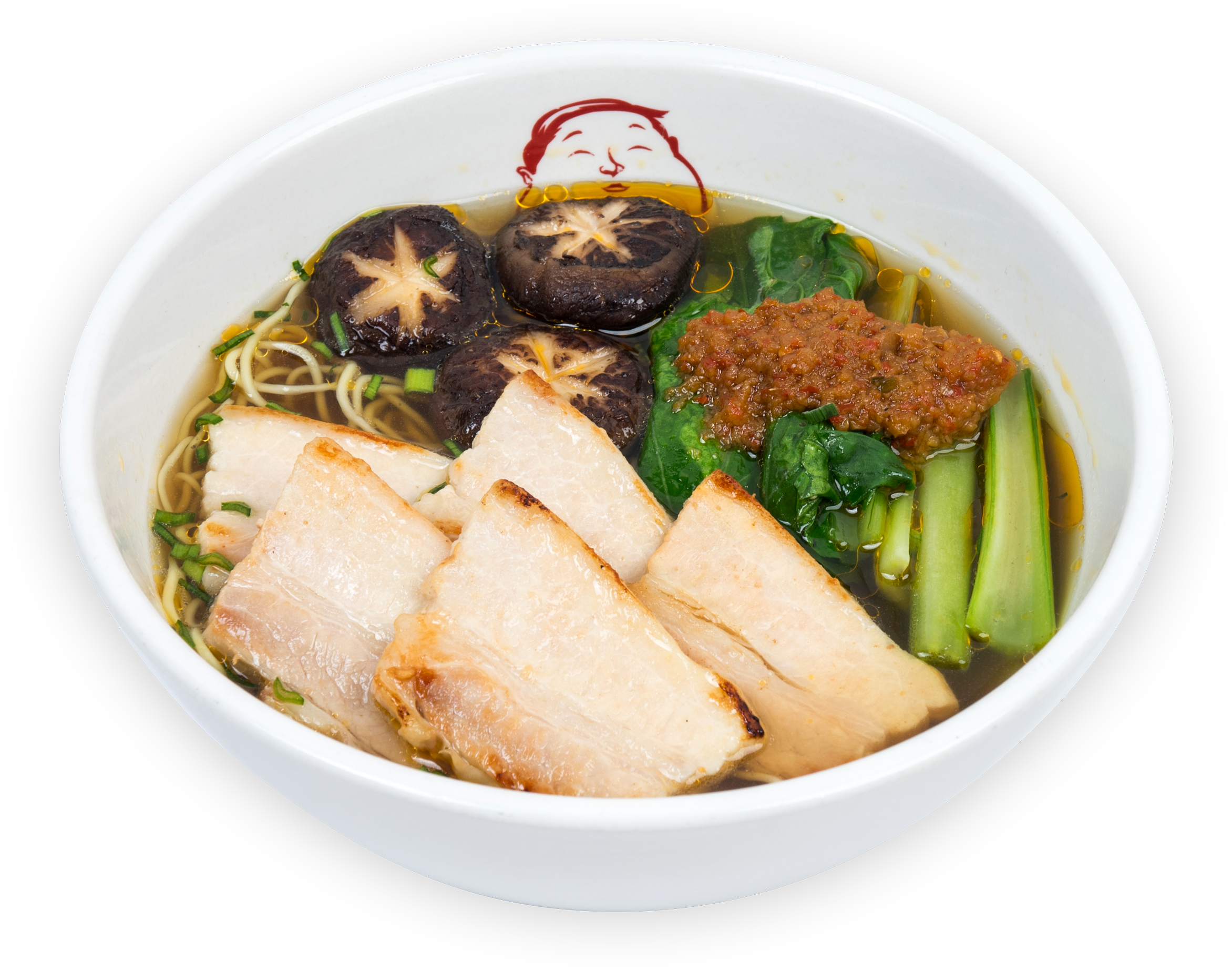 Noodles Soup - Twice Cooked Pork (3936x2624), Png Download