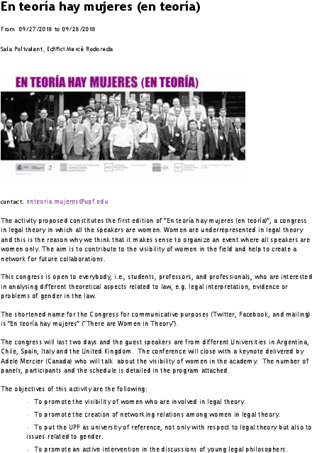 En Teoría Hay Mujeres - Document (612x792), Png Download