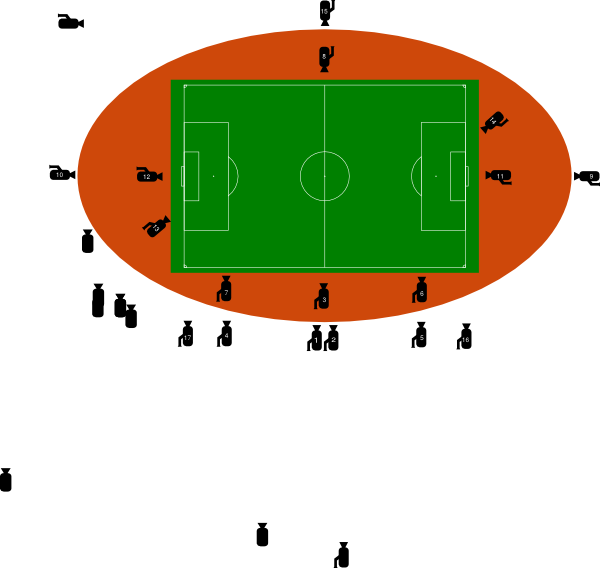 Small - Kick American Football (600x568), Png Download