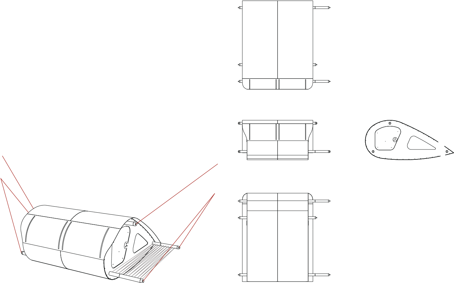 Tree Wing Technical Drawing (1790x1275), Png Download