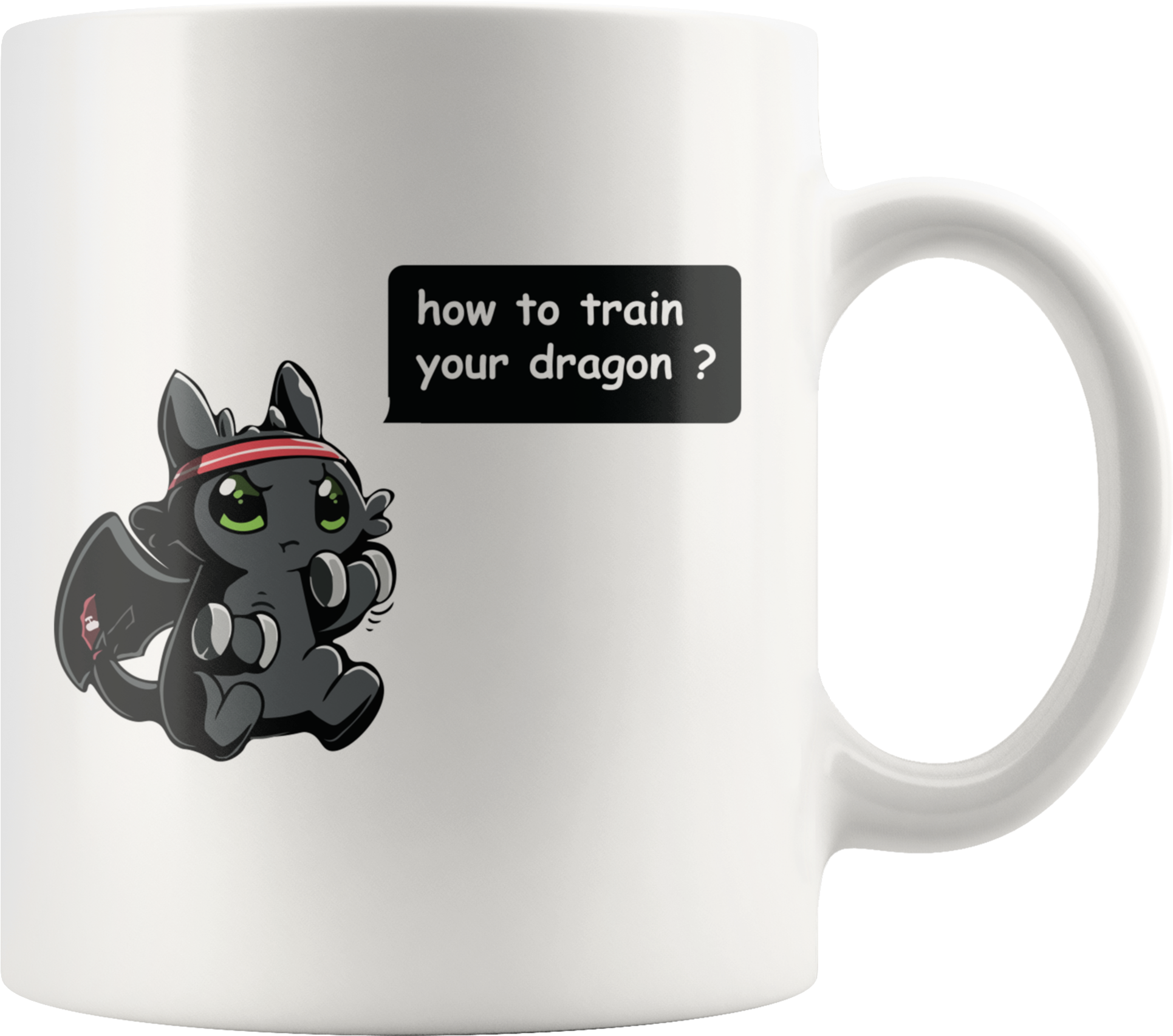 How To Train Your Dragon Mug - Toothless (2000x2000), Png Download