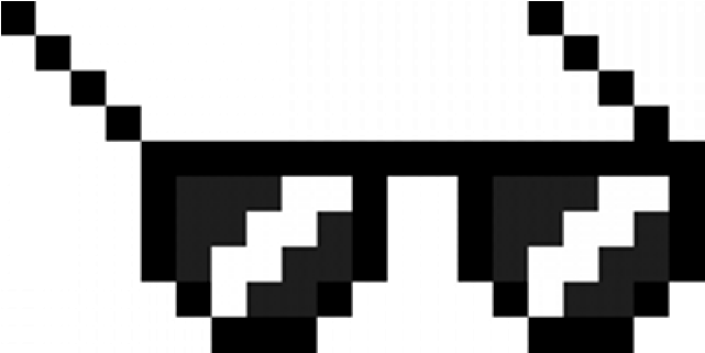 Glass Clipart Gangster - Transparent Background Thug Life Png (640x480), Png Download