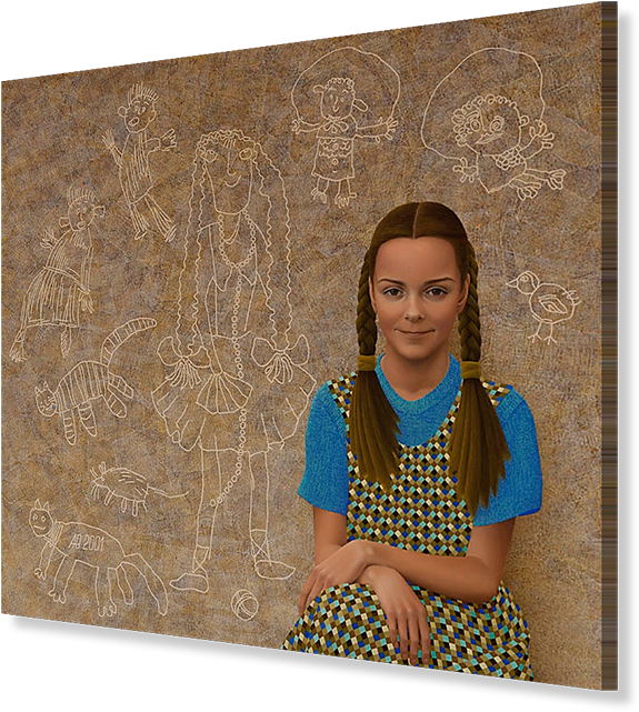 Final Product - Girl (600x666), Png Download