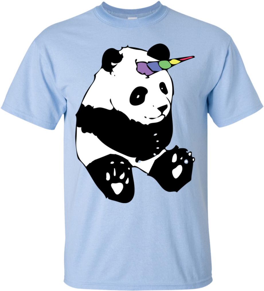 Cute Panda Shirt - T-shirt (1024x1024), Png Download