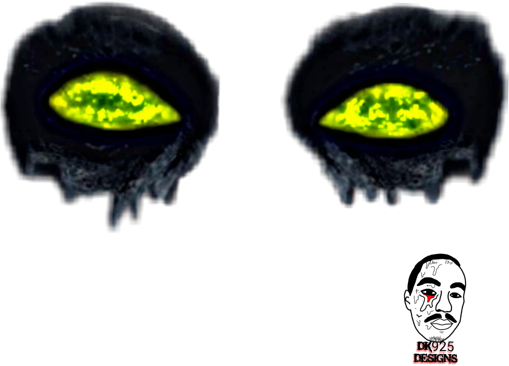 Dk925designs Eyes Horror Scary Halloween Devil Evil - Skull (1024x1024), Png Download