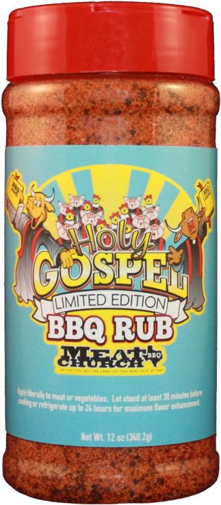 Meat Church Holy Gospel Bbq Rub 10 Oz - Cajun Food (760x760), Png Download