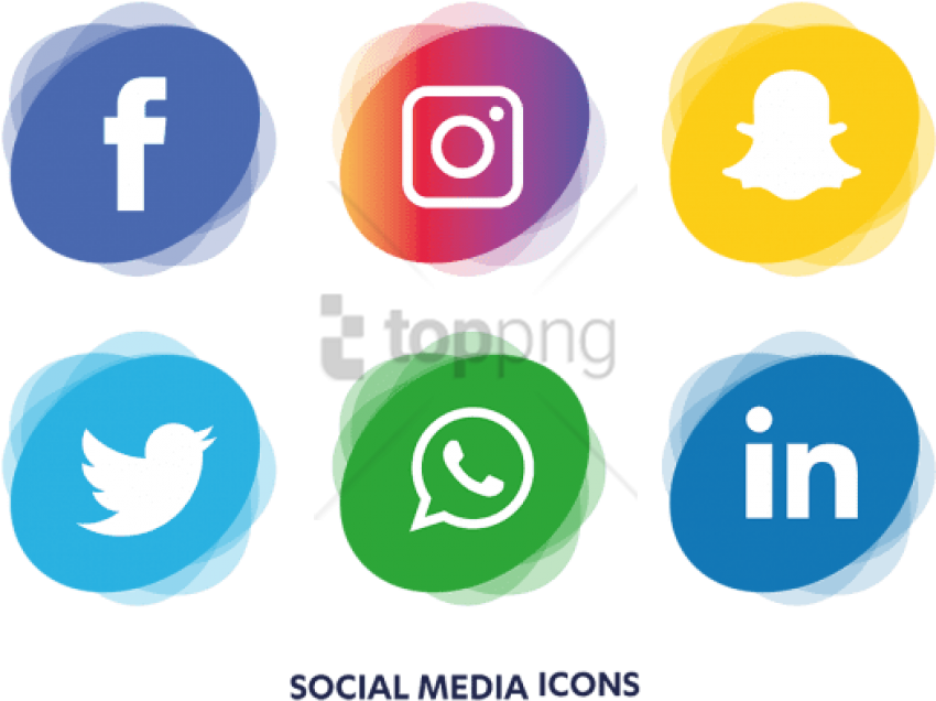 Free Png Social Media Icons Png Image With Transparent - Transparent ...