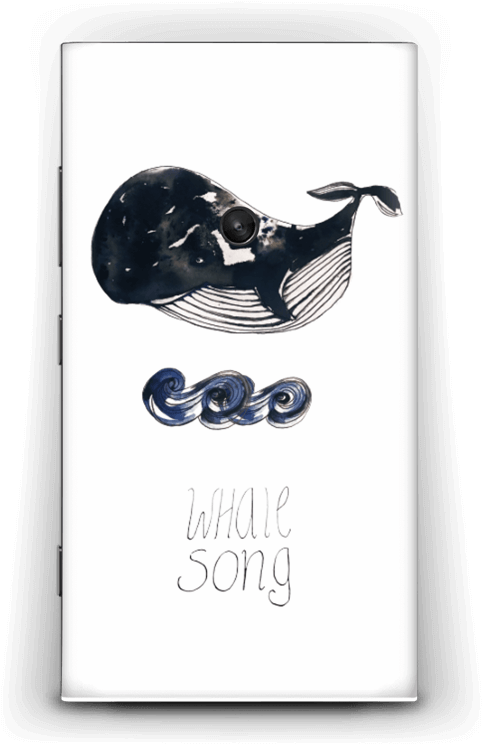 Whale Song Skin Nokia Lumia - Butterfly (534x800), Png Download