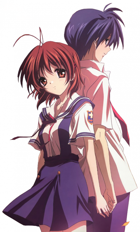 Pngs Fondo Transparente Anime Para Tus Diseños - Clannad Phone (550x914), Png Download