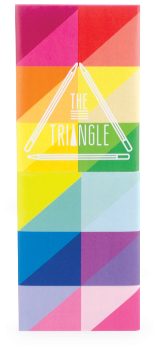 The Triangle Colored Pencils - Graphic Design (800x800), Png Download
