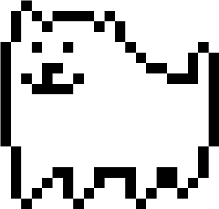 Annoying Dog - Transparent Undertale Dog (1155x1155), Png Download