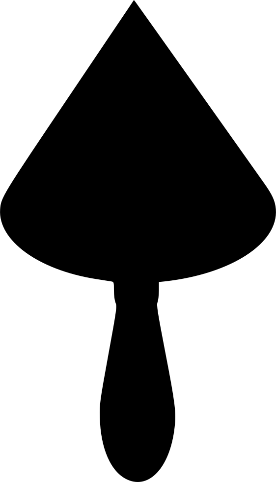 Spatula Cement Masonry Svg Png Icon Free Download - Pijl Icoon (562x980), Png Download