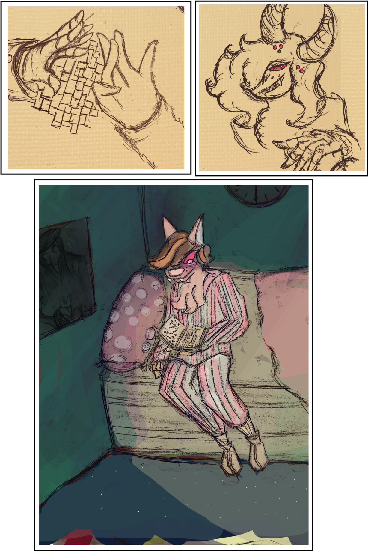 “ Corazones Recogido (1280x1882), Png Download