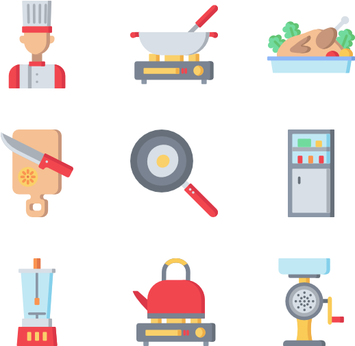 Time Cook Icon Packs Svg Psd (600x564), Png Download