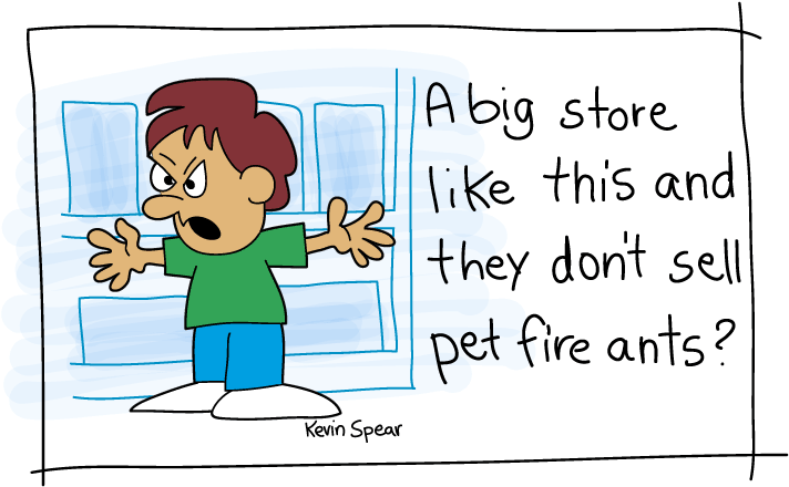 Cartoon Of A Boy Complaining He Can't Find Pet Fire - Cartoon (730x450), Png Download