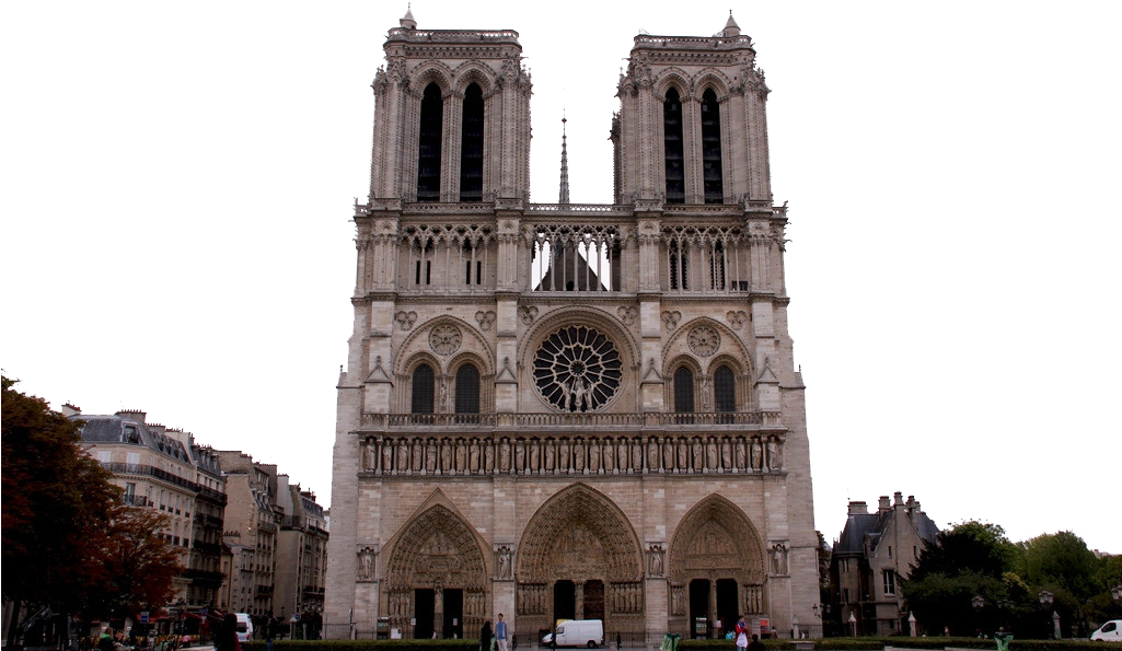 Notre-dame - Paris - Notre Dame De Paris (1024x645), Png Download