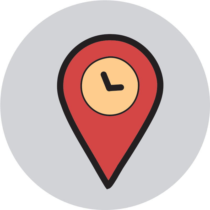 Real-time Gps Location Tracking - Circle (1000x800), Png Download